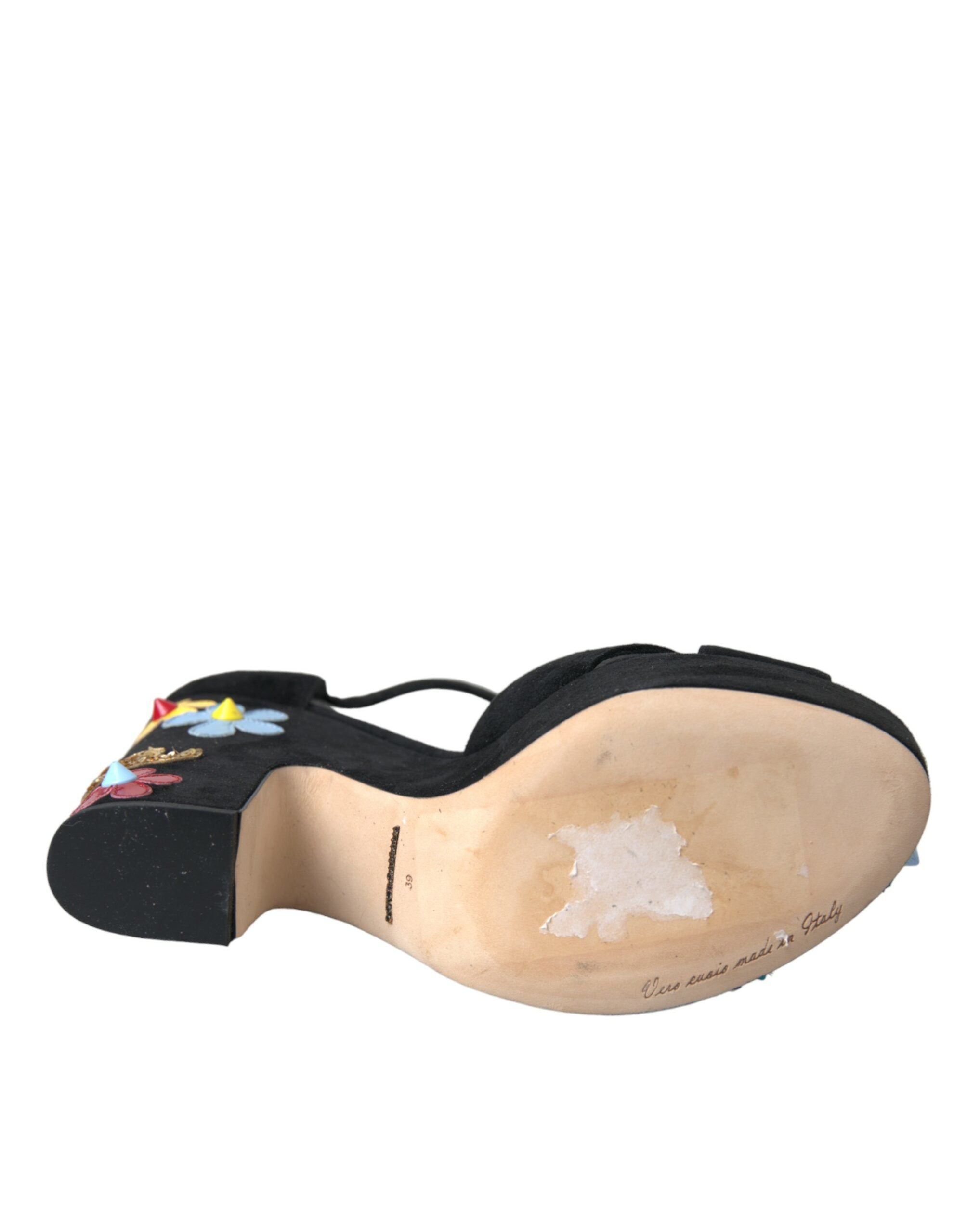 Dolce & Gabbana Black Floral Ankle Strap Heels Sandals Shoes -   -  Dolce & Gabbana. Dolce & Gabbana Black Floral Ankle Strap Heels Sandals Shoes -   -  Dolce & Gabbana.