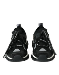 Dolce & Gabbana Black Mesh Sorrento Trekking Sneakers Shoes -   -  Dolce & Gabbana.