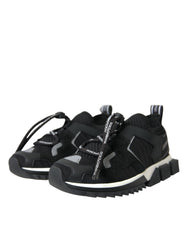 Dolce & Gabbana Black Mesh Sorrento Trekking Sneakers Shoes -   -  Dolce & Gabbana.