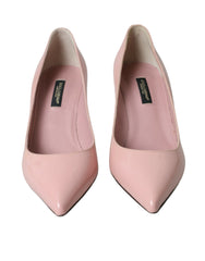 Dolce & Gabbana Light Pink Patent Leather Heels Pumps Shoes -   -  Dolce & Gabbana.