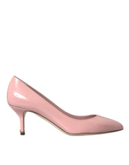 Dolce & Gabbana Light Pink Patent Leather Heels Pumps Shoes -   -  Dolce & Gabbana.