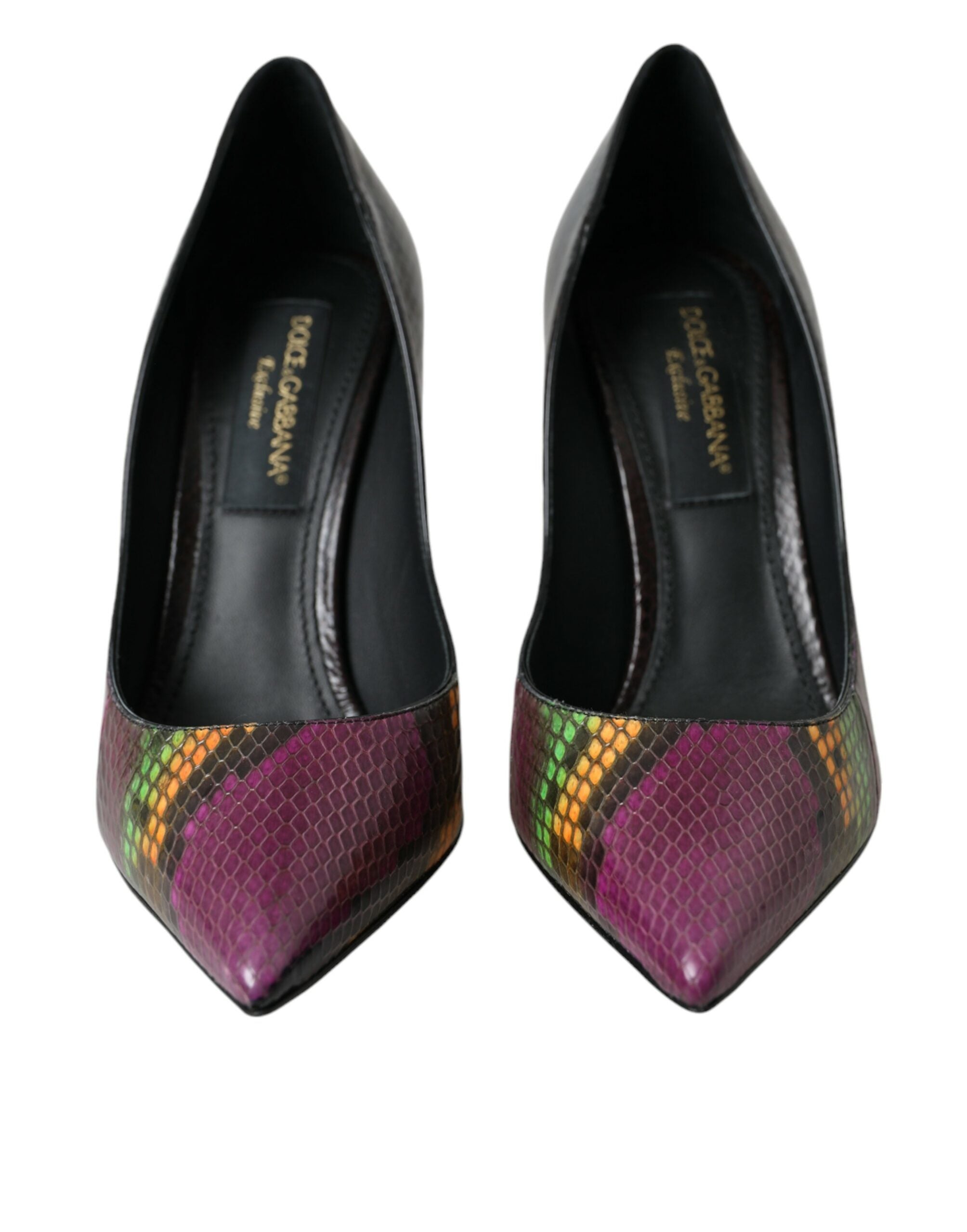 Dolce & Gabbana Multicolor Exotic Leather Heels Pumps Shoes -   -  Dolce & Gabbana. Dolce & Gabbana Multicolor Exotic Leather Heels Pumps Shoes -   -  Dolce & Gabbana.