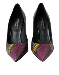 Dolce & Gabbana Multicolor Exotic Leather Heels Pumps Shoes -   -  Dolce & Gabbana.
