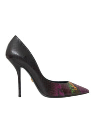 Dolce & Gabbana Multicolor Exotic Leather Heels Pumps Shoes -   -  Dolce & Gabbana.