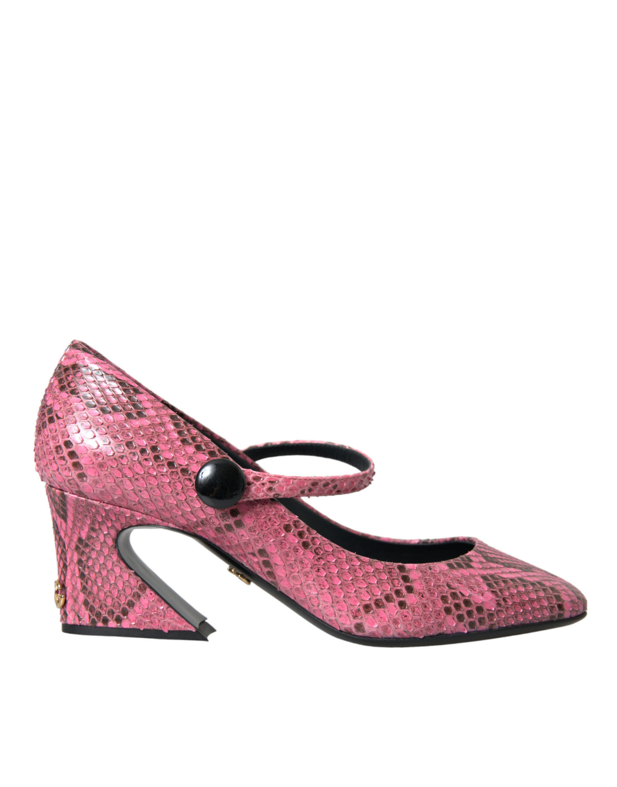 Dolce & Gabbana Pink Python Leather Mary Jane Heels Shoes -   -  Dolce & Gabbana.