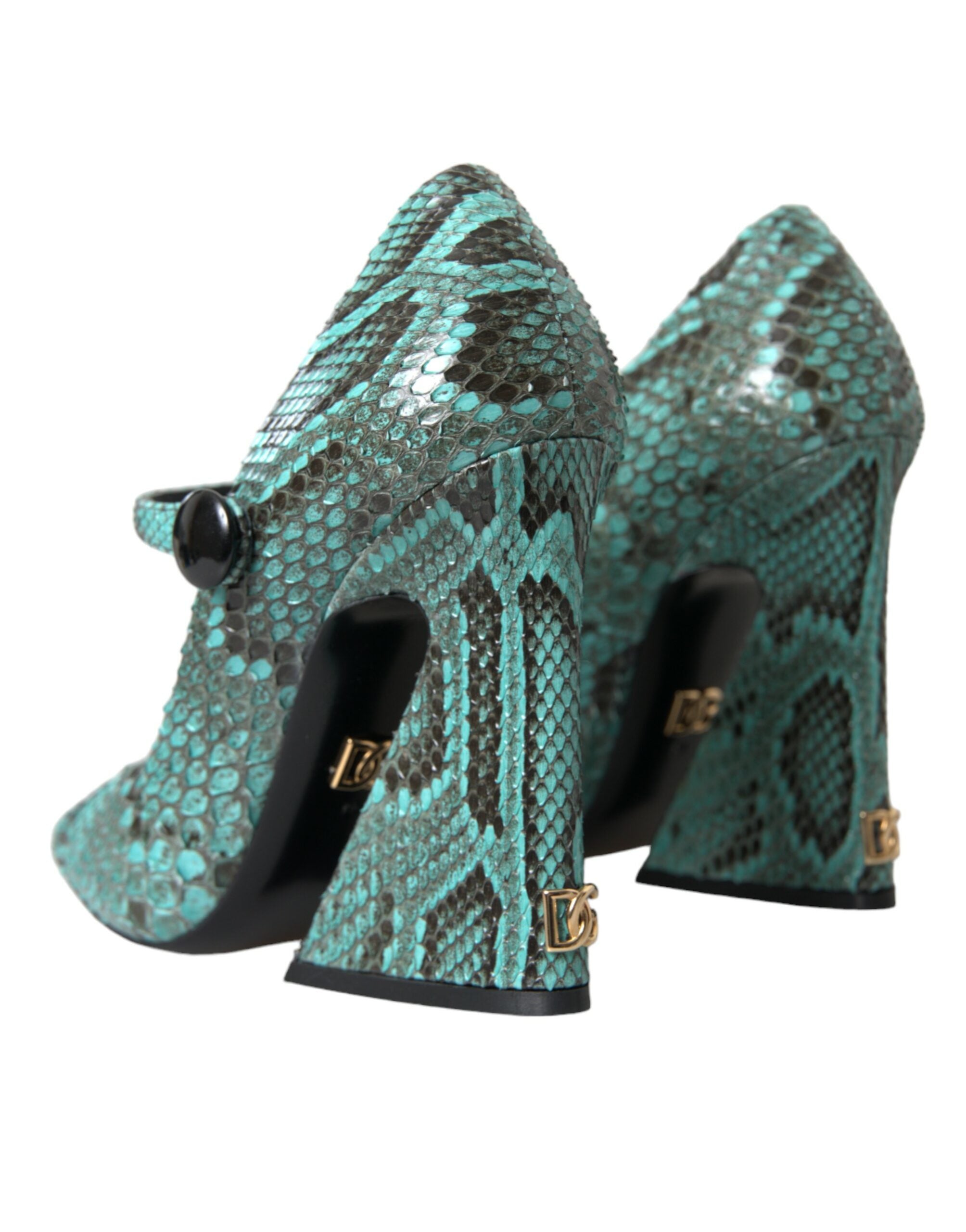 Dolce & Gabbana Aqua Python Leather Mary Jane Pumps Shoes -   -  Dolce & Gabbana. Dolce & Gabbana Aqua Python Leather Mary Jane Pumps Shoes -   -  Dolce & Gabbana.