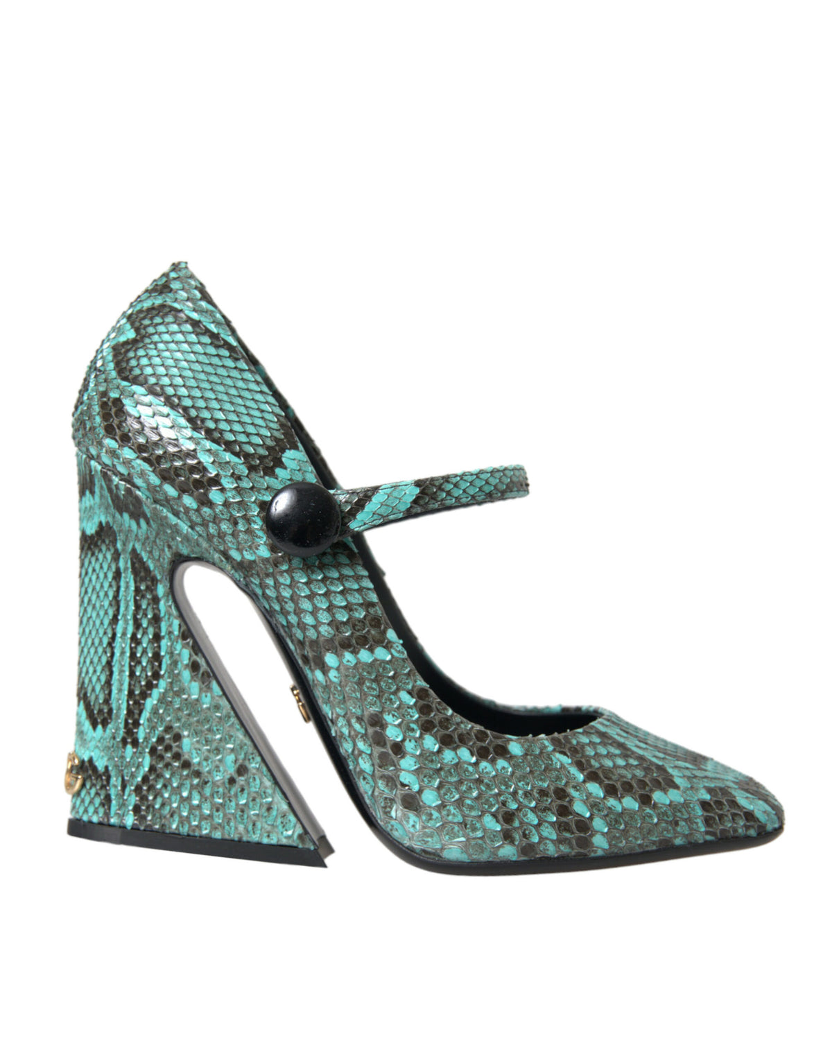 Dolce & Gabbana Aqua Python Leather Mary Jane Pumps Shoes -   -  Dolce & Gabbana.