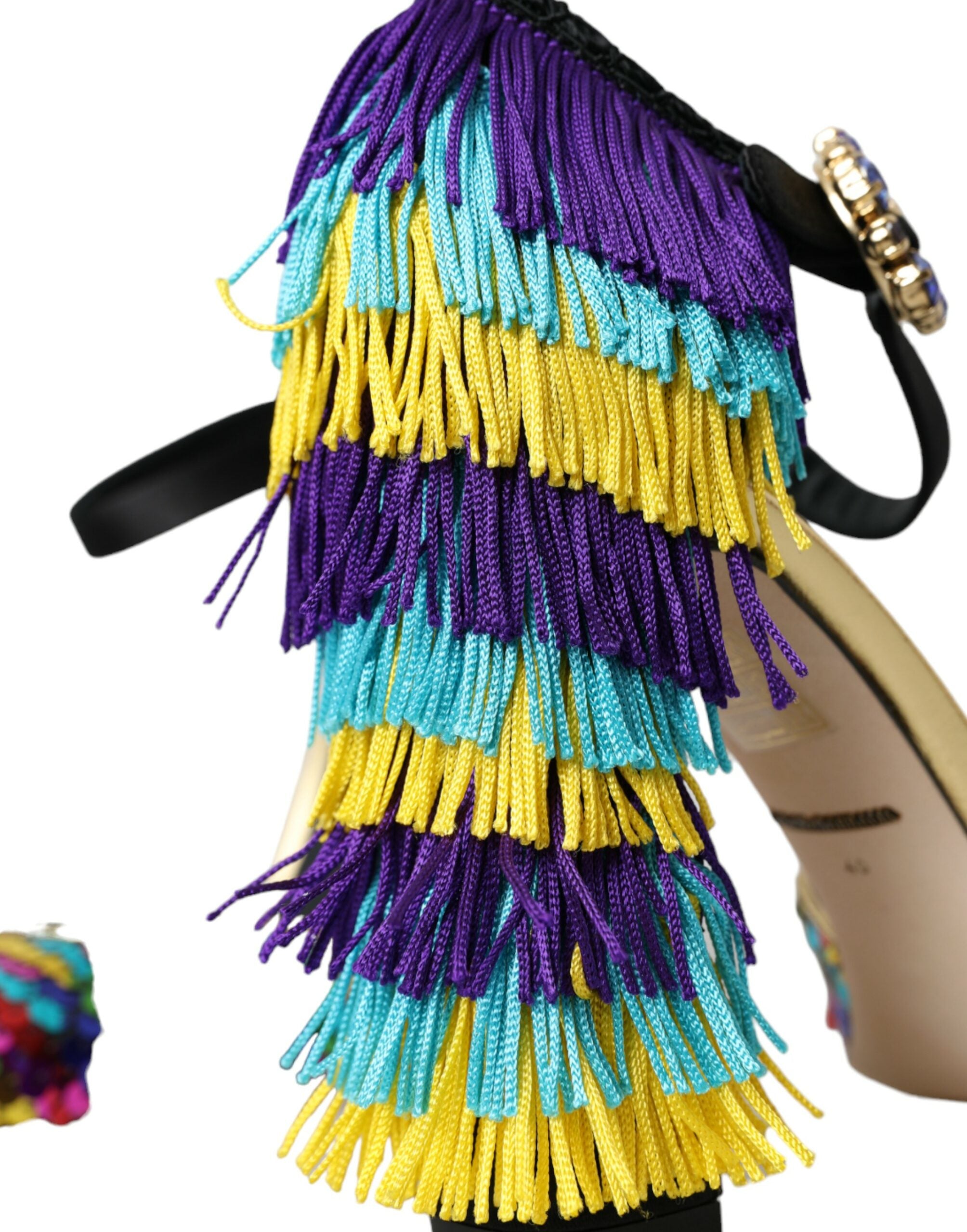 Dolce & Gabbana Multicolor Sequin Crystal Mary Jane Shoes -   -  Dolce & Gabbana. Dolce & Gabbana Multicolor Sequin Crystal Mary Jane Shoes -   -  Dolce & Gabbana.