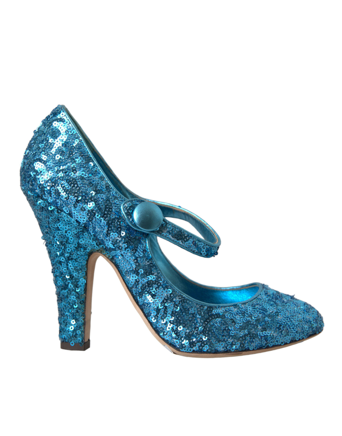 Dolce & Gabbana Blue Sequin Mary Jane Pumps High Heels Shoes -   -  Dolce & Gabbana.