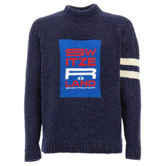 La Martina Blue Polyamide Sweater -   -  La Martina.