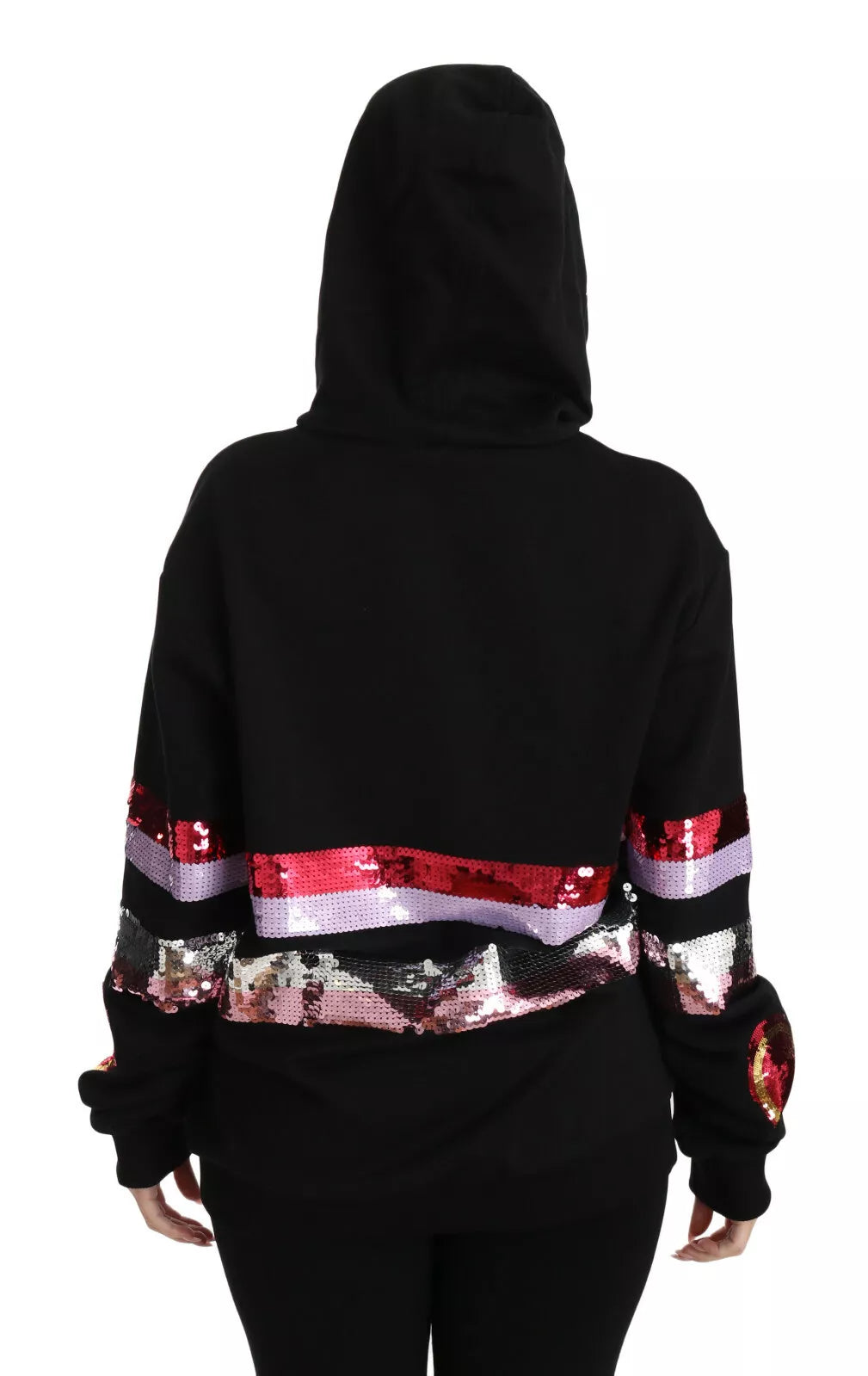 Dolce & Gabbana DG Sequined Hooded Pullover Sweater -   -  Dolce & Gabbana. Dolce & Gabbana DG Sequined Hooded Pullover Sweater -   -  Dolce & Gabbana.