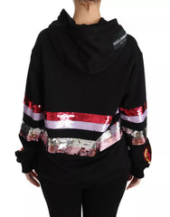 Dolce & Gabbana DG Sequined Hooded Pullover Sweater -   -  Dolce & Gabbana.