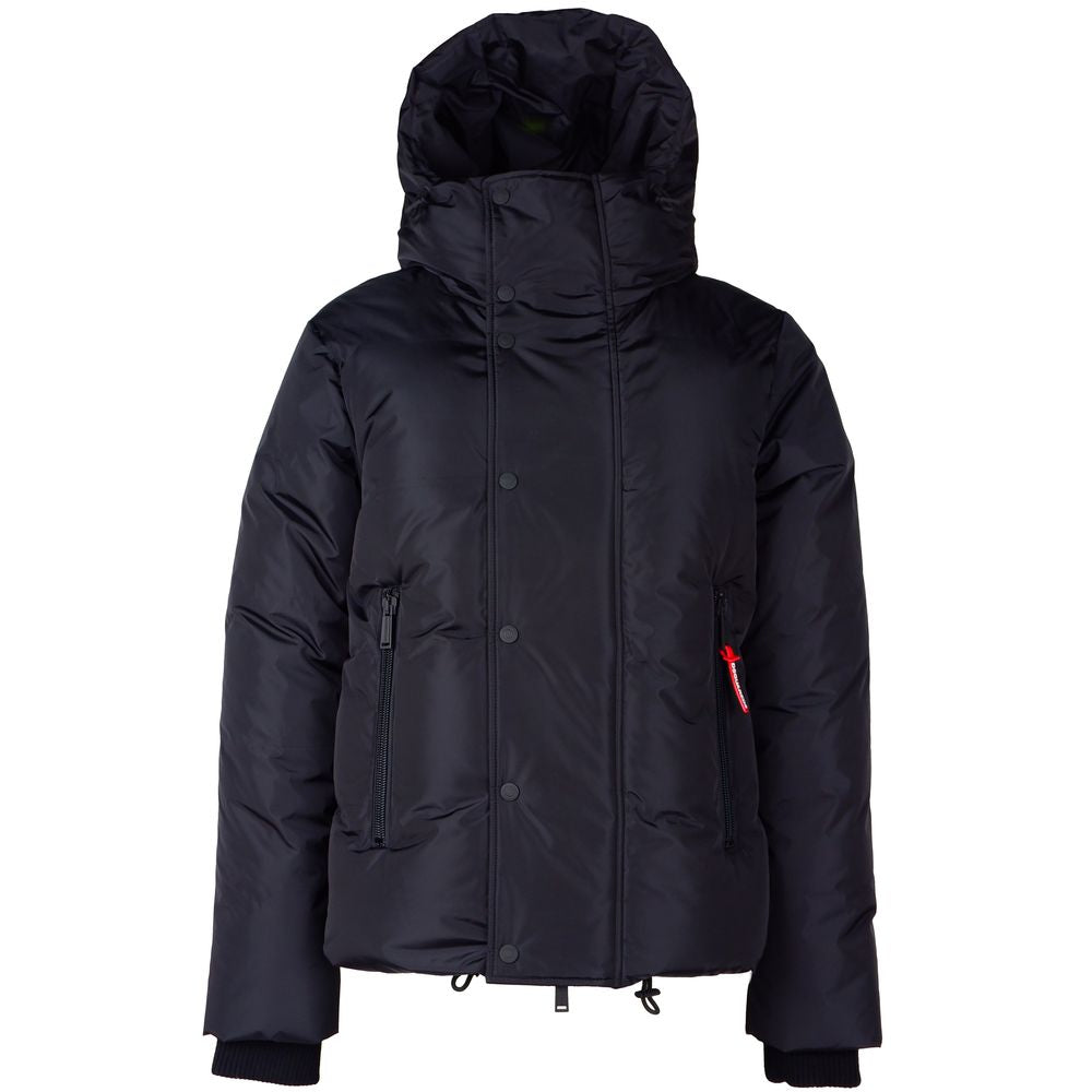 Dsquared² Black Nylon Men Jacket -   -  Dsquared².