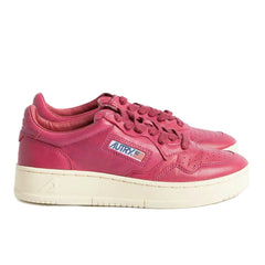 Autry Fuchsia Goatskin Women Sneaker -   -  Autry.