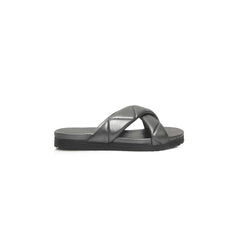 Cerruti 1881 Gray Lambskin Women Sandal -   -  Cerruti 1881.