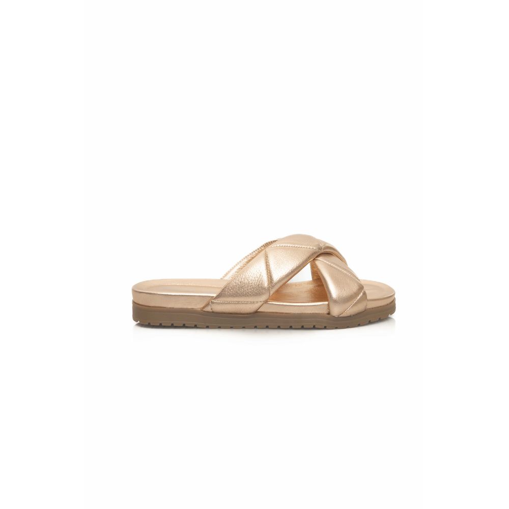 Cerruti 1881 Beige Lambskin Women Sandal -   -  Cerruti 1881.