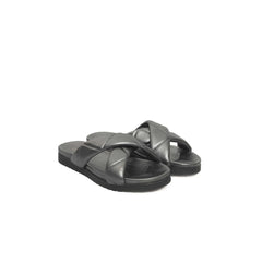 Cerruti 1881 Gray Lambskin Women Sandal -   -  Cerruti 1881.
