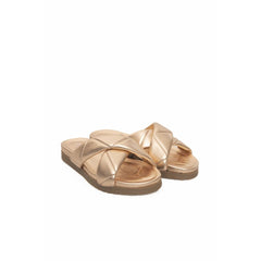 Cerruti 1881 Beige Lambskin Women Sandal -   -  Cerruti 1881.