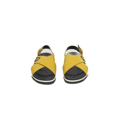 Cerruti 1881 Yellow Calfskin Women Sandal -   -  Cerruti 1881.