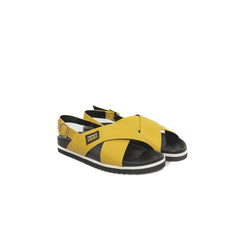 Cerruti 1881 Yellow Calfskin Women Sandal -   -  Cerruti 1881.