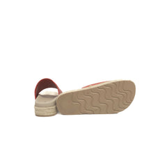 Cerruti 1881 Red Calfskin Women Sandal -   -  Cerruti 1881.