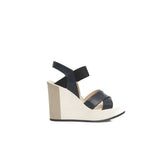 Cerruti 1881 Blue Calfskin Women Sandal -   -  Cerruti 1881.