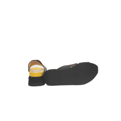 Cerruti 1881 Black Calfskin Women Sandal -   -  Cerruti 1881.