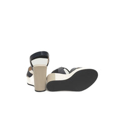 Cerruti 1881 Blue Calfskin Women Sandal -   -  Cerruti 1881.