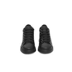 Cerruti 1881 Black Leather Women Sneaker -   -  Cerruti 1881.