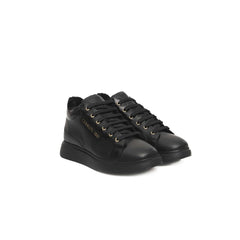 Cerruti 1881 Black Leather Women Sneaker -   -  Cerruti 1881.