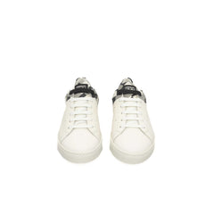 Cerruti 1881 White Calfskin Men Sneaker -   -  Cerruti 1881.
