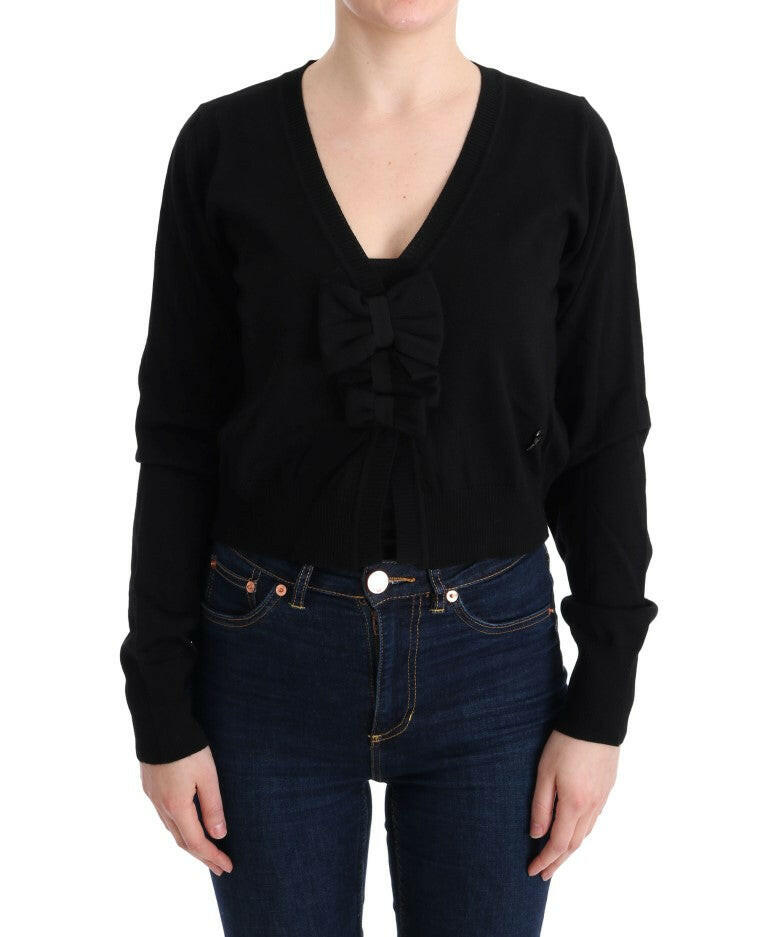 MARGHI LO' Black Wool Blouse Sweater -   -  MARGHI LO'.