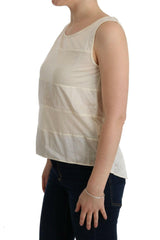 Costume National Beige Asymmetric Top Blouse -   -  Costume National.