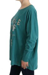 John Galliano Green Cotton Oversized Sweater -   -  John Galliano.
