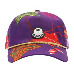 Moncler x Palm Angels Purple Cotton Men Cap -   -  Moncler x Palm Angels.