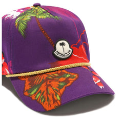 Moncler x Palm Angels Purple Cotton Men Cap -   -  Moncler x Palm Angels.