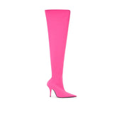 Balenciaga Elegant Pink Polyester Ankle Boots -   -  Balenciaga.
