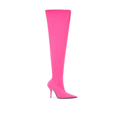 Balenciaga Elegant Pink Polyester Ankle Boots -   -  Balenciaga.