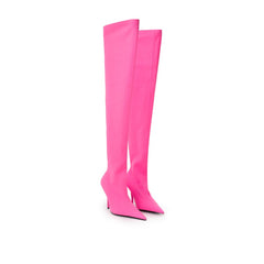 Balenciaga Elegant Pink Polyester Ankle Boots -   -  Balenciaga.