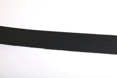Dolce & Gabbana Black Cayman Linen Leather Belt -   -  Dolce & Gabbana.