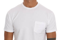 Daniele Alessandrini White Cotton Crewneck T-Shirt - - Daniele Alessandrini.