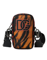 Dolce & Gabbana Multicolor Tiger Print Nylon Logo Cross Body Bag -  Cross Body Bag for Men -  Dolce & Gabbana.