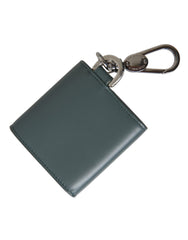 Dolce & Gabbana Green Leather DG Logo Keyring Coin Purse Keyring Wallet -  Wallets for Men -  Dolce & Gabbana.