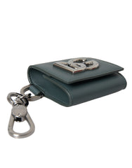 Dolce & Gabbana Green Leather DG Logo Keyring Coin Purse Keyring Wallet -  Wallets for Men -  Dolce & Gabbana.