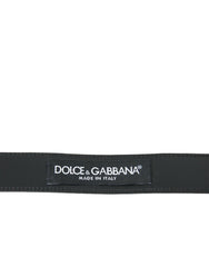 Dolce & Gabbana Red Leather Silver Metal Buckle Belt Men -   -  Dolce & Gabbana.