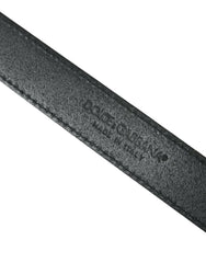 Dolce & Gabbana Green Leather Jacquard Silver Metal Buckle Belt -   -  Dolce & Gabbana.