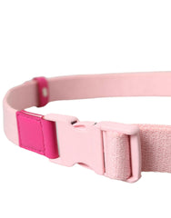 Dolce & Gabbana Pink Canvas Stretch Plastic Buckle Women Belt -   -  Dolce & Gabbana.