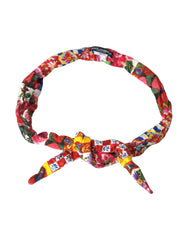 Dolce & Gabbana Multicolor Carretto Print Waist Belt -   -  Dolce & Gabbana.