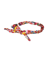 Dolce & Gabbana Multicolor Carretto Print Waist Belt -   -  Dolce & Gabbana.