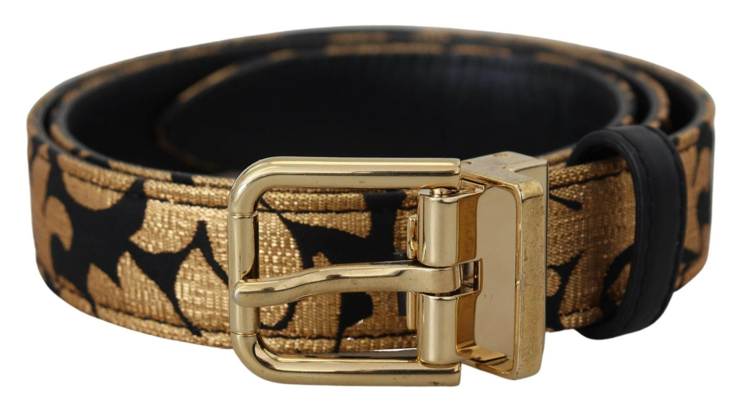 Dolce & Gabbana Multicolor Jacquard Leather Logo Buckle Belt -   -  Dolce & Gabbana. Dolce & Gabbana Multicolor Jacquard Leather Logo Buckle Belt -   -  Dolce & Gabbana.